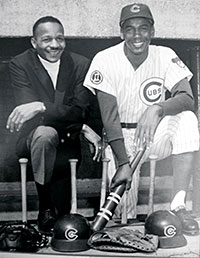 Robert Nelson and Ernie Banks