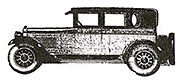 Old Rickenbacker Broughm automobile